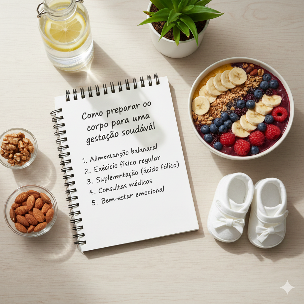 Como preparar o corpo para uma gestação saudável
